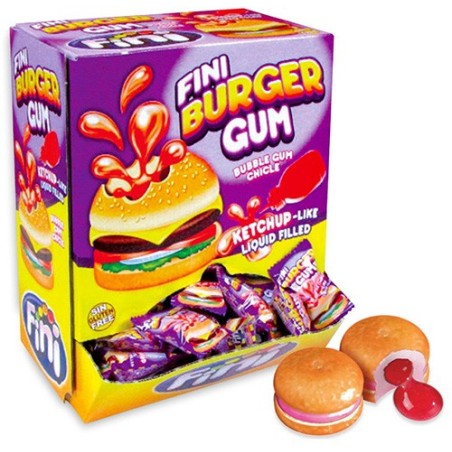 FINI Burger Chewing gum 5g X200